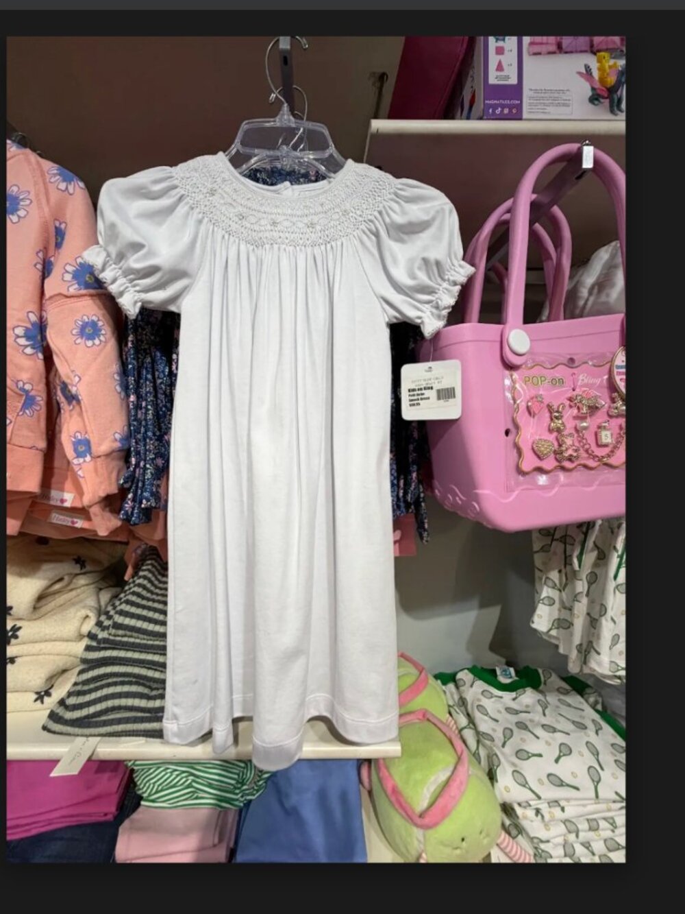 NWT Petit Bebe Smocked Dress